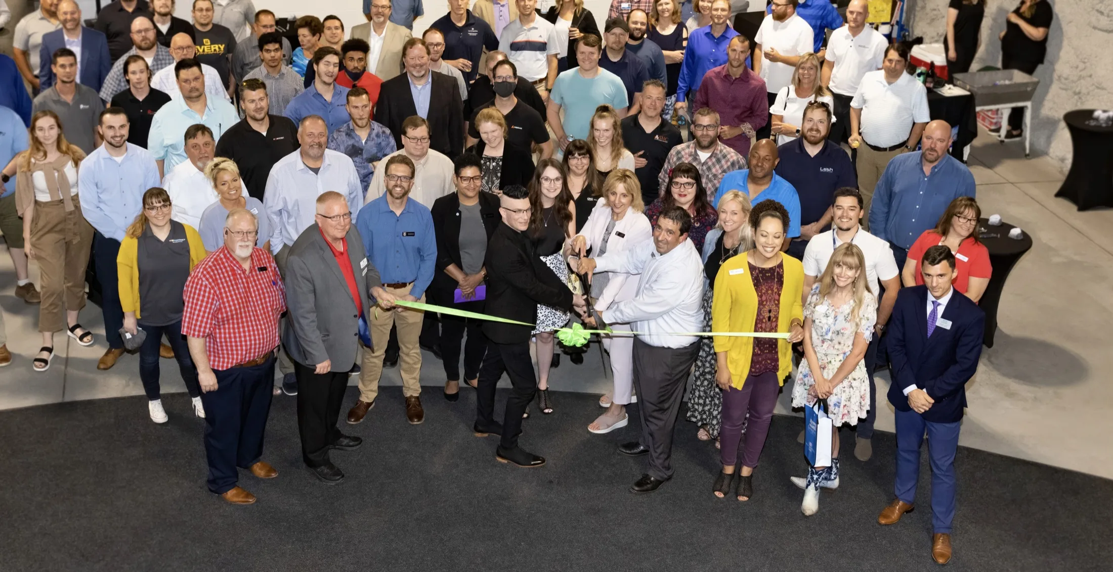 Jason Arend, Nick Lofaro, Sherry Coker, and Bob Graham at the Springfield Tech Council launch event